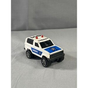vintage Majorette Sonic Flashers 1:64 scale diecast Ford Bronco Sheriff SUV